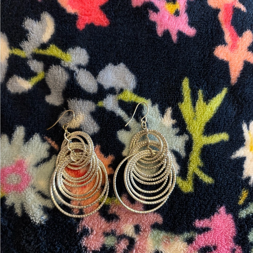 Elegant Silver Hoop Earrings
